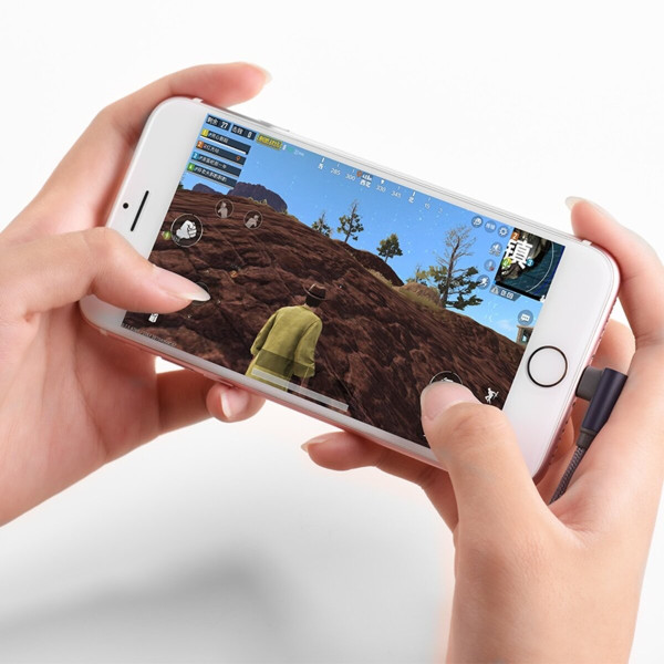 Кабель BOROFONE BX26 Express Lightning, 1m, 2.4A, nylon braid Metal Gray