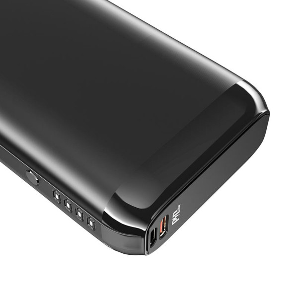 Зовнішній акумулятор BOROFONE BJ1A Olymp PD+QC3.0 power bank 20000mAh 3A 18W Black