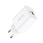 Мережевий зарядний пристрій BOROFONE BA21A Long journey single port QC3.0 charger White