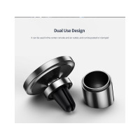 Тримач для мобiльного Baseus Magnetic Car Mount (For Dashboards and Air Outlets) Black