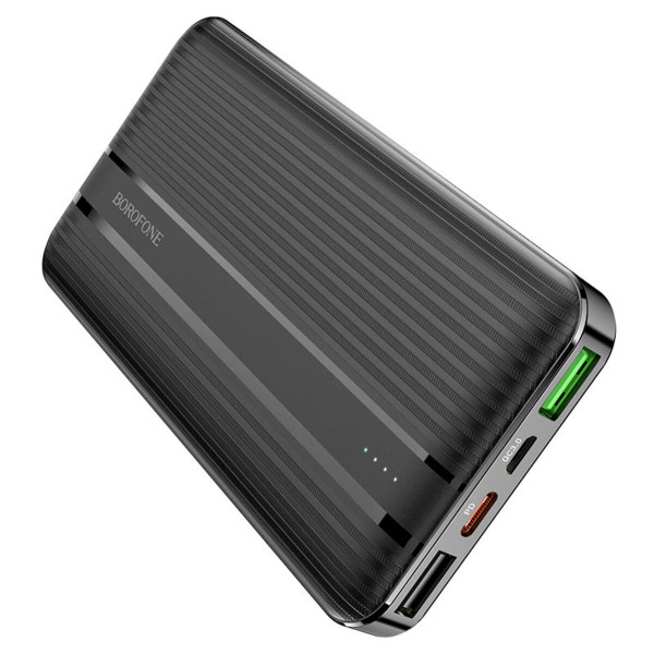 Зовнішній акумулятор BOROFONE BJ9 Uranus PD + QC3.0 10000mAh Black