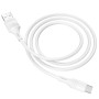 Кабель BOROFONE BX43 USB to Type-C 3A, 1m, PVC, PVC connectors, White