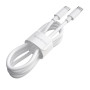 Кабель BOROFONE BX44 Type-C to Type-C High-energy charging data cable 100W 2m White