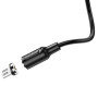 Кабель BOROFONE BX41 USB to Micro 2.4A, 1m, PVC, PVC connectors, magnetic, Black