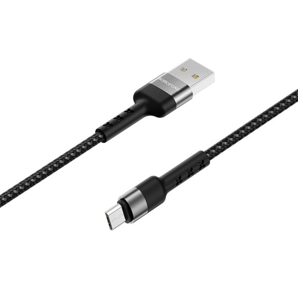 Кабель BOROFONE BX34 Encore Micro-USB 1m 2.4A Black