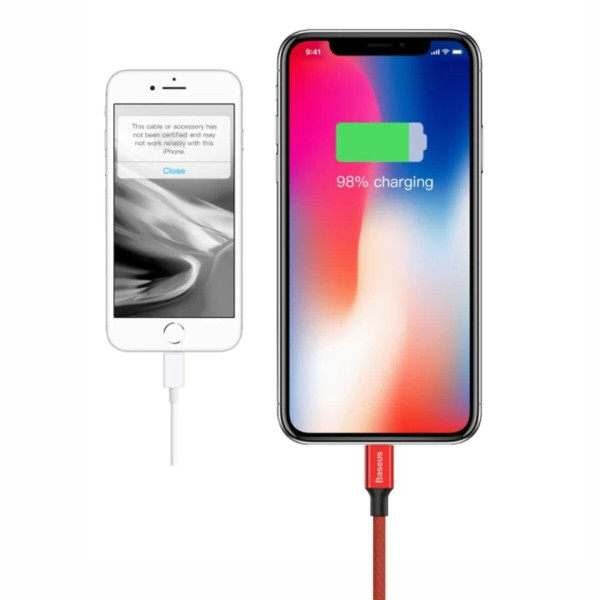 Кабель Baseus Yiven Cable For Apple 1.2M Red<N>(W)