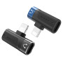 Адаптер BOROFONE BV14 Dual Lightning digital audio converter Black