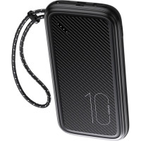 Зовнішній акумулятор Usams US-CD150 PB56 Power Bank with Lanyard 10000mah Black