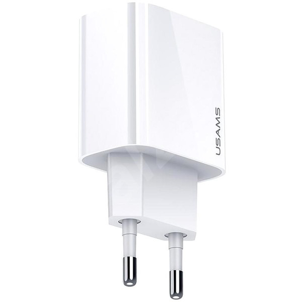 Мережевий зарядний пристрій Usams US-CC118 T34 PD Fast Travel Charger 20W (EU) White
