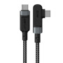 Кабель ACEFAST C5-03 USB-C to USB-C 100W right angled aluminum alloy 2m Gray