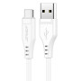 Кабель ACEFAST C3-04 USB to Type-C 3A, 1.2m, TPE, TPE connectors, White