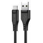 Кабель ACEFAST C3-04 USB to Type-C 3A, 1.2m, TPE, TPE connectors, Black