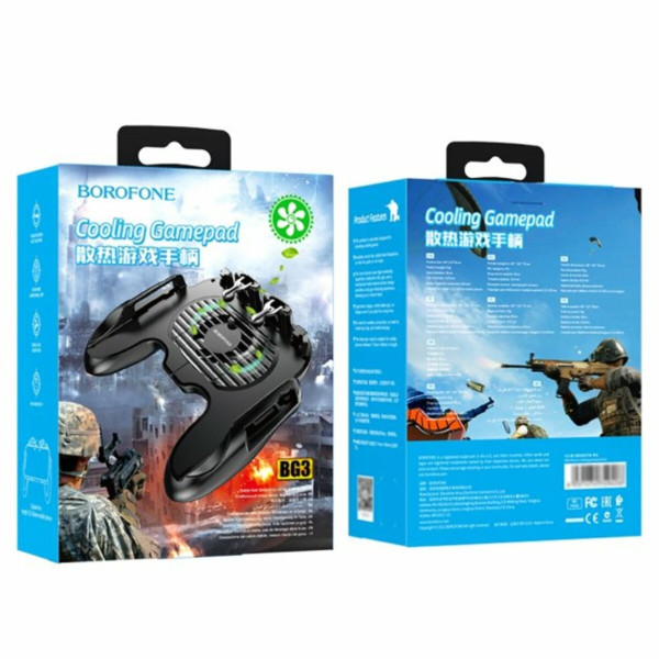 Ігровий контролер BOROFONE BG3 Warrior cooling gamepad Black