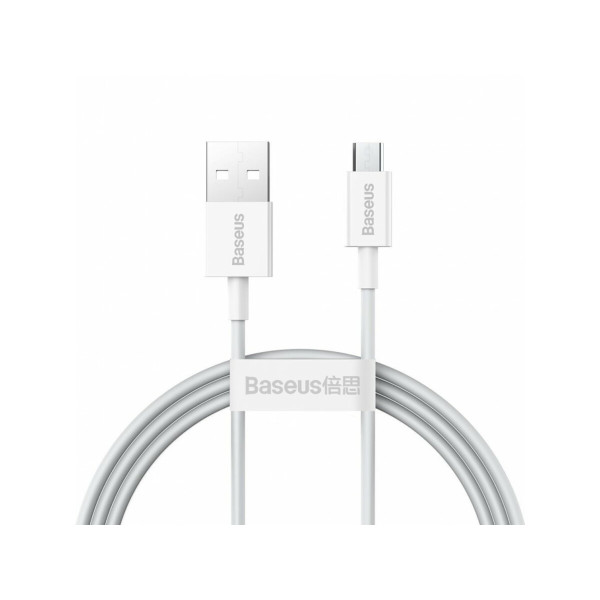 Кабель Baseus Superior Series Fast Charging Data Cable USB to Micro 2A 1m White