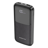 Зовнішній акумулятор BOROFONE BJ17 Oceanic digital power bank 10000mAh Black