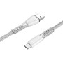 Кабель BOROFONE BU31 USB to Micro 2.4A, 1m, PVC, PVC connectors, Silver