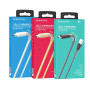 Кабель BOROFONE BU31 USB to Micro 2.4A, 1m, PVC, PVC connectors, Silver