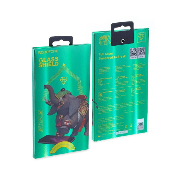 Захисне скло BOROFONE Elephant series full screen silk screen tempered glass iPhone 12 mini