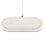 Бездротовий зарядний пристрій BOROFONE BQ7 Prominent dual 10W wireless fast charger White