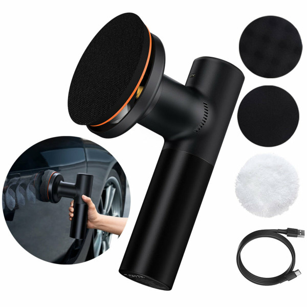 Пристрій для полірування автомобіля Baseus New Power Cordless Electric Polisher Black