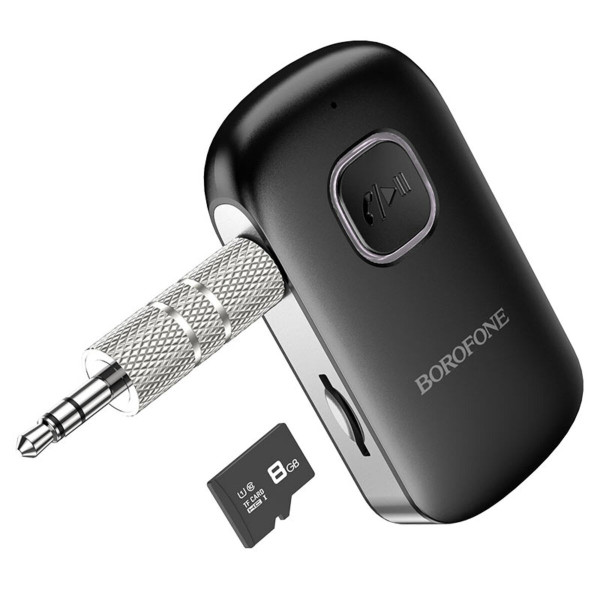 Bluetooth ресивер BOROFONE BC42 Car AUX BT receiver Black