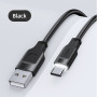 Кабель Usams US-SJ568 Type-C 6A Fast Charging & Data Cable Lithe Series 1.2m Black
