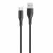 Кабель Usams US-SJ501 U68 Type-C Charging & Data Cable 1m Black