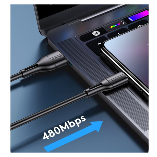 Кабель Usams US-SJ502 U68 Micro Charging & Data Cable 1m Black