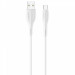 Кабель Usams US-SJ372 U38 Type-C Charging and Data Cable 1m White
