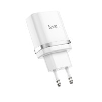 Мережевий зарядний пристрій HOCO C12Q Smart QC3.0 charger White