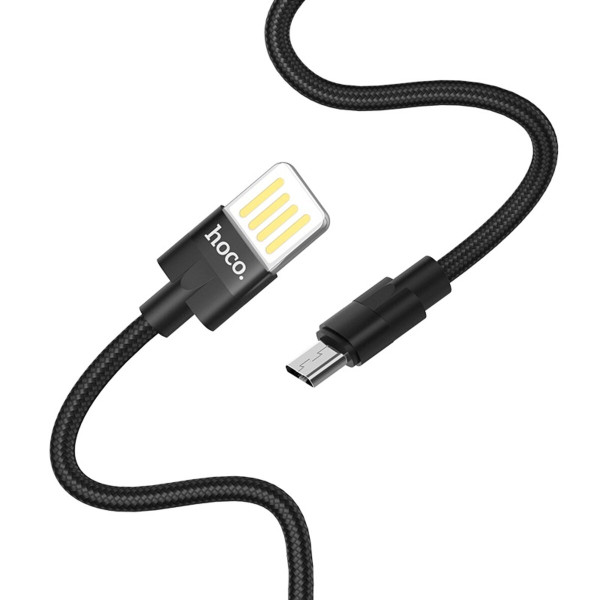Кабель HOCO U55 Outstanding charging data cable for Micro Black