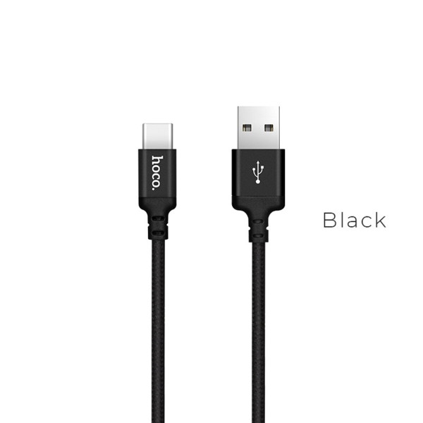 Кабель HOCO X14 Times speed Type-C charging cable(L=2M) Black