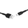 Кабель HOCO X20 Flash micro charging cable(L=2M) Black