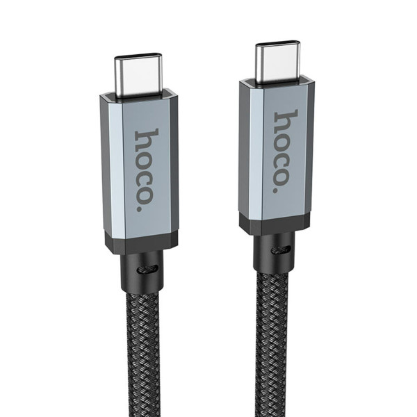 Кабель HOCO US05 USB4 100W HD high speed data cable(L=1M) Black