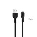 Кабель HOCO X20 Flash iP charging cable(L=1M) Black