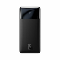 Зовнішній акумулятор Baseus Bipow Digital Display Power Bank 20000mAh 15W Black