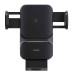 Тримач для мобiльного з БЗП Baseus Wisdom Auto Alignment Car Mount Wireless Charger（QI 15W）(Air Outlet base) Black