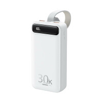 Зовнішній акумулятор REMAX Bole Series 20W+22.5W PD+QC Fast Charging Power Bank  30000mAh RPP-522 White