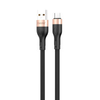 Кабель CHAROME C23-01 USB-A to Micro charging data cable Black
