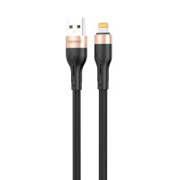 Кабель CHAROME C23-03 USB-A to Lightning charging data cable Black