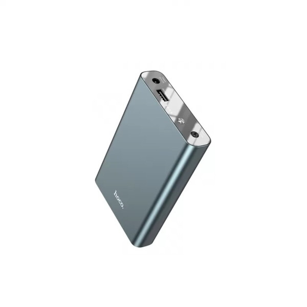 Зовнішній акумулятор HOCO J97 UPS multi-function power bank(10000mAh) Metal Gray