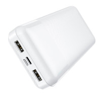 Зовнішній акумулятор HOCO J72A Easy travel power bank(20000mAh) White