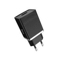 Мережевий зарядний пристрій HOCO C42A Vast power QC3.0 single port charger Black