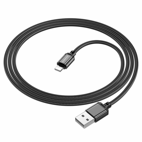 Кабель BOROFONE BX87 Sharp charging data cable for iP Black