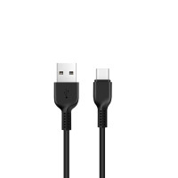 Кабель HOCO X20 USB to Type-C 3A, 3m, PVC, TPE connectors, Black