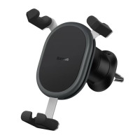 Тримач для мобiльного Baseus Stable Gravitational Car Mount (Air Outlet version) Black