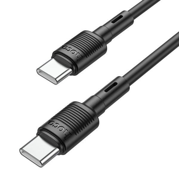 Кабель HOCO X83 Type-C to Type-C Victory 60W charging data cable Black