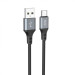 Кабель HOCO X92 Honest silicone charging data cable for Type-C(L=3M) Black