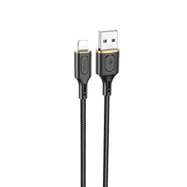 Кабель HOCO X95 Goldentop charging data cable iP Black