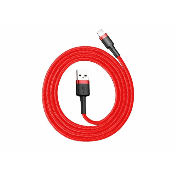 Кабель Baseus Cafule Cable USB For Lightning 1.5A 2m Red+Red